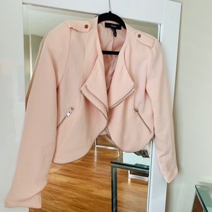 Crop light pink jacket